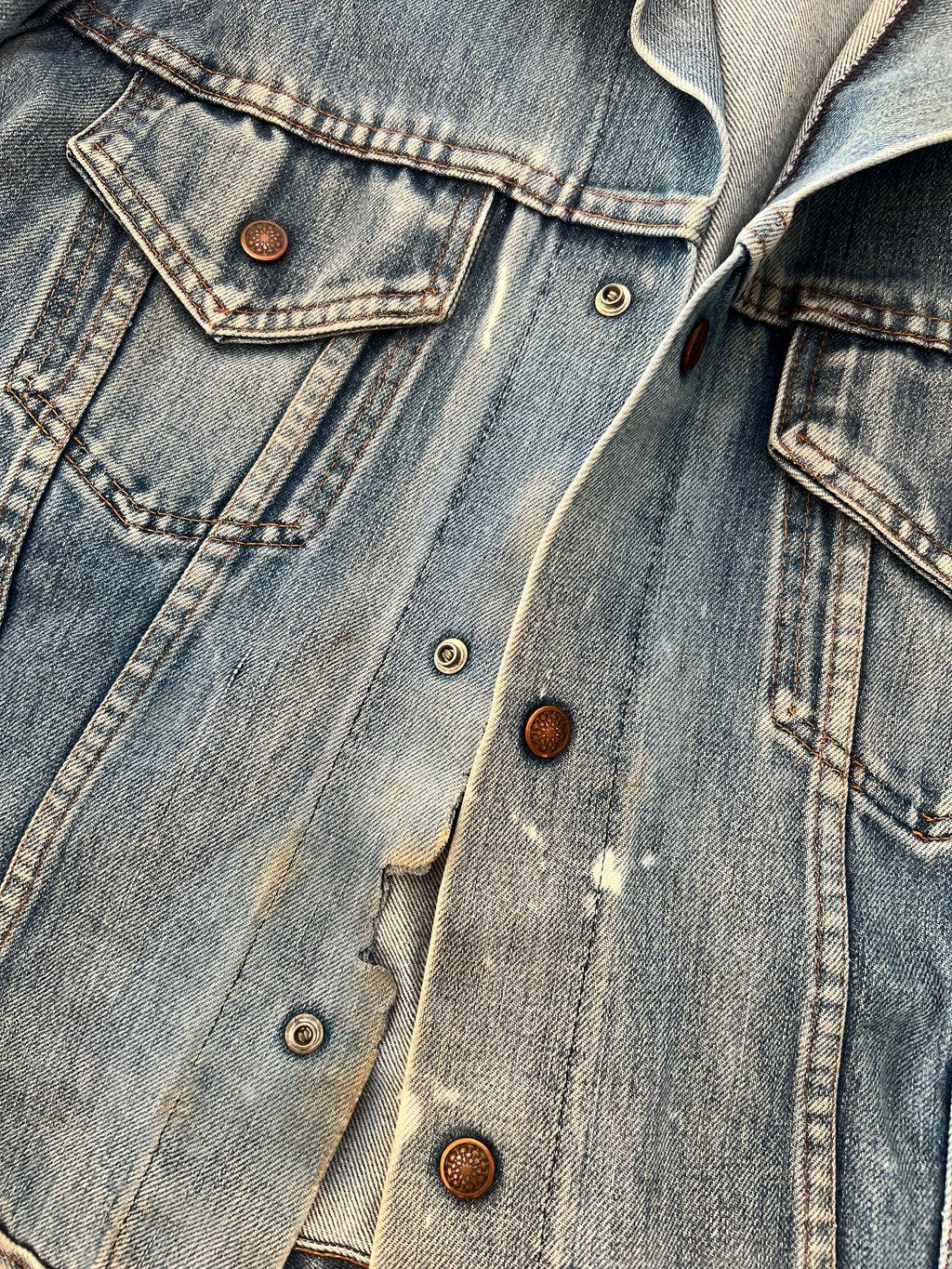 1970's Worn denim Jacket